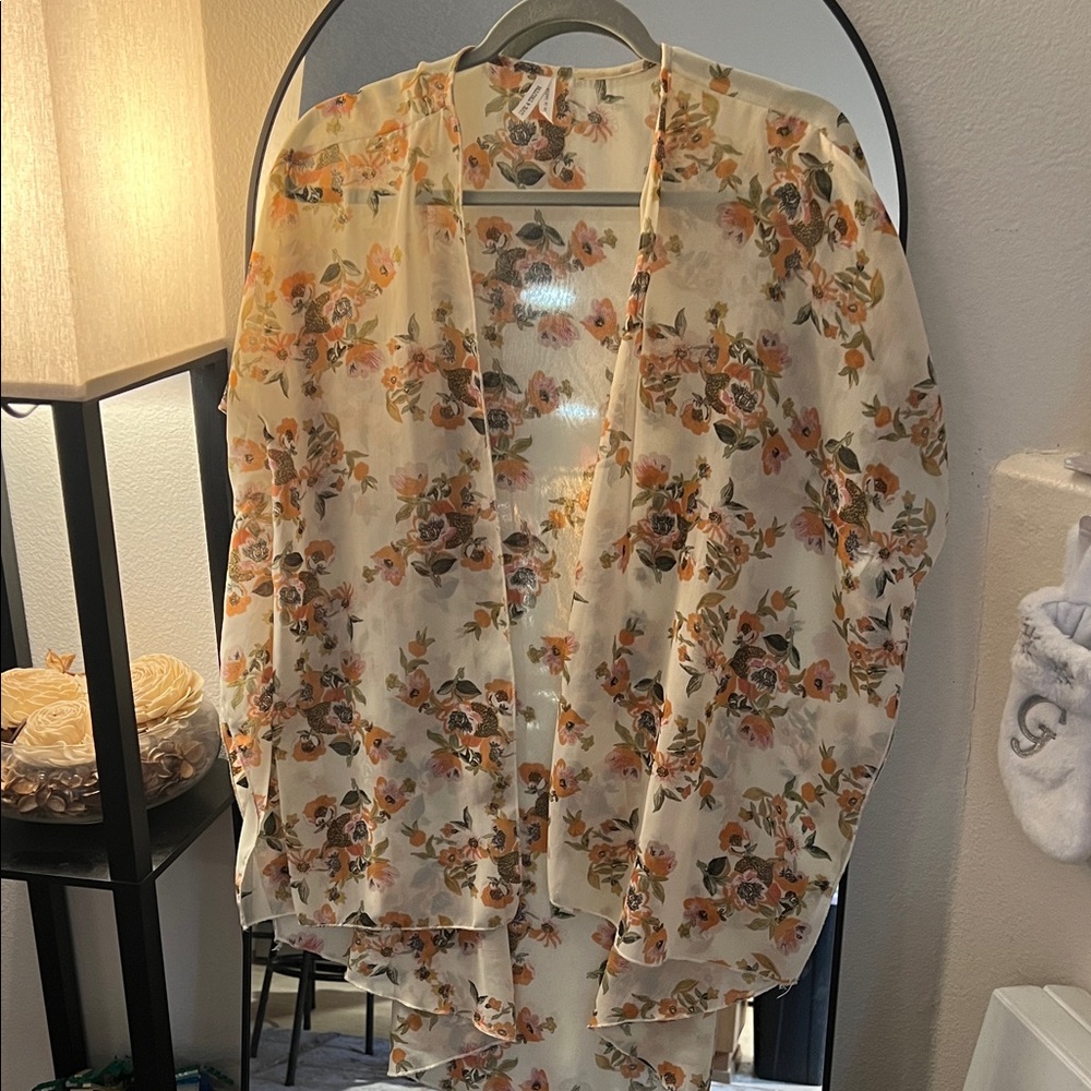 Floral Sheer Kimono